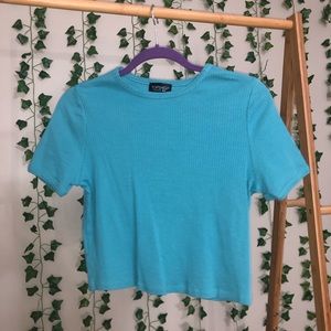 topshop blue tee